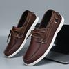 Chaussures de skate légères pour hommes, à semelles souples et tige souple, à lacets bas, chaussures décontractées, chaussures pour hommes, chaussures de conduite, chaussures confortables