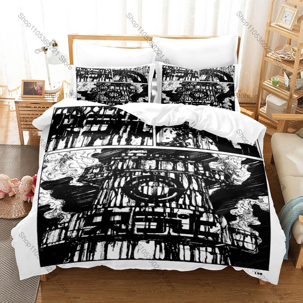 Dorohedoro Anime Manga 3D Print Bedding Set Duvet Cover + 2 Pillowcases Soft Polyester Bed Linen Bedroom Decor For Anime Fans