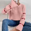 Autumn And Winter Women's Fashion Long Sleeve Loose Spring And Autumn Pullover Top Loose Love Jacquard Sweater