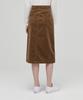 MUSINSA STANDARD WOMAN Women'S Corduroy Midi Skirt [Light Brown]