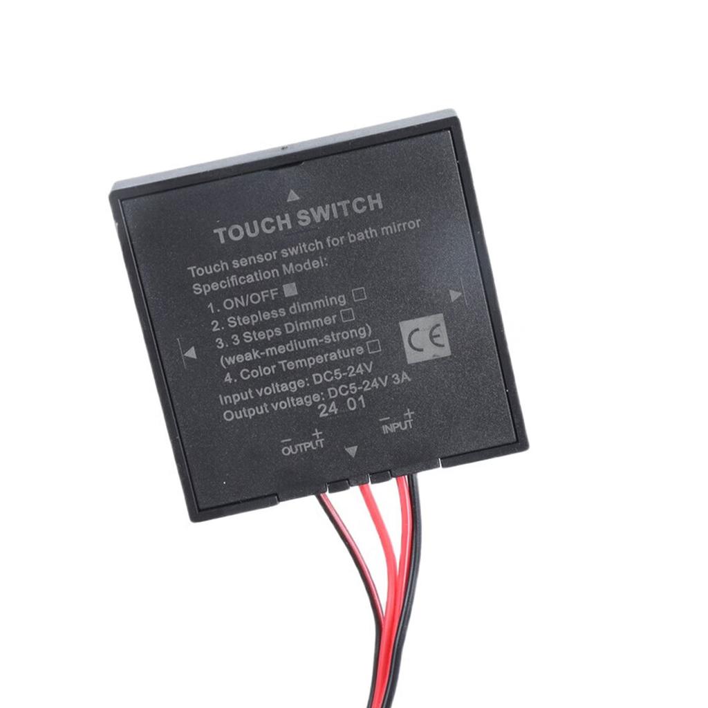 Easy Installion Intelligent Square Bathroom Mirror Switches with Touch Sences Portable for Modern Household Use