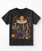 Halloween Kids Graphic Tee Skeleton Monster Night Party Print Boys Girls Casual Top