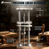 Precision Vertical Drilling Jig Aluminum Drill Press Stand with Spring Buffer for Handheld Electric Drill Use