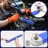 Offset Extension Wrench,with 1/2", 1/4" and 3/8" Square Drive Adapters,15-Inch Tight Reach Extension Wrench Set