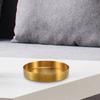 Ronde Metalen Decoratieve Schalen 12,5/20/30cm Sieraden Display Plaat Kaptafel