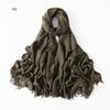 Fashion Muslim Cotton Rayon Modal Hijab For Women Headscarf Long Shawls Islam Hijab Turbans Head Wrap Solid Fringe Scarves