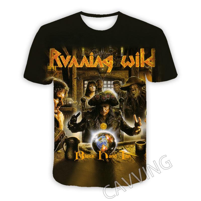 New Fashion Women/Men's 3D Print Running Wild Rock Casual T-shirts Hip Hop Tshirts Harajuku Styles Tops Clothing