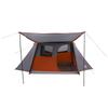 Tunnel Tent Gray and Orange 475 x 220 x 192 cm