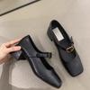 Retro Mary Jane Shoes Women's Autumn 2025 New Temperament Elegant Buckle Thick Heel High Heel Evening Shoes Women
