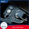 MEF4  GLC GLA W204 W205 HOT 1 Pcs Car Multimedia Buttons Cover Car Badge Emblem Interior Sticker For Mercedes Benz AMG GLC GLE E CLA G