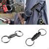 Keychain Clip with Quick Release, Unique Organizer Clip, Detachable for Outdoor Activities, Handbag