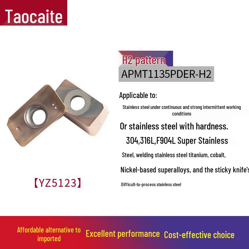 CNC Stainless Steel Impact & Wear Resistant Lathe Blade with Anti-Chipping Carbide Insert