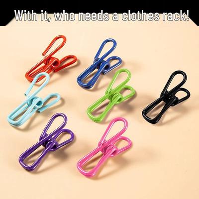 Pinzas y Clips Multifuncionales a Prueba de Viento para Secar y Fijar Ropa y Calcetines