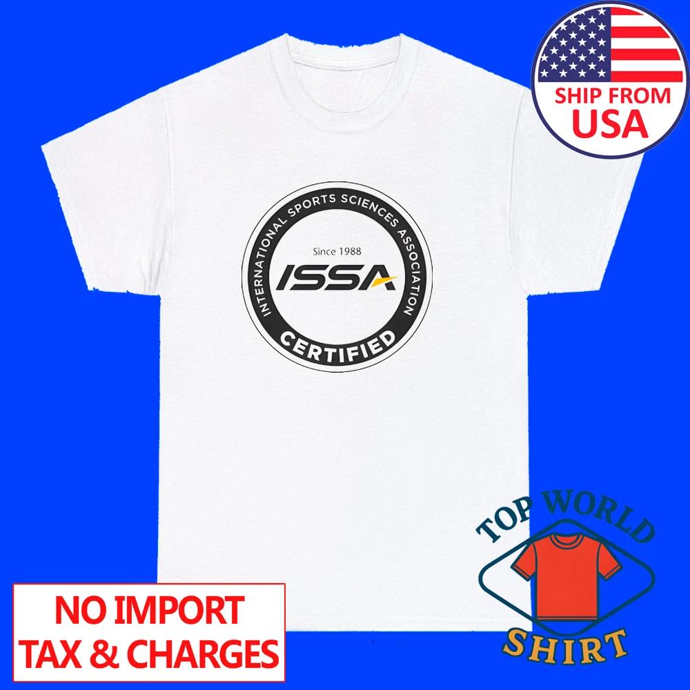 ISSA Certified Personal Trainer Men s White Size S to 3XL M