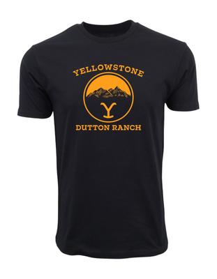 YELLOWSTONE DUTTON RANCH MONTANA LOGO T-SHIRT