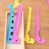 15cm Cute Giraffe Cartoon Ruler - Children's Plastic Learning Ruler