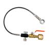 CO2 Refill Adapter  Charging  Quick Connect Cylinder from Large Carbon Dioxide Tank Bottle,Pressure Gauge Hose Line