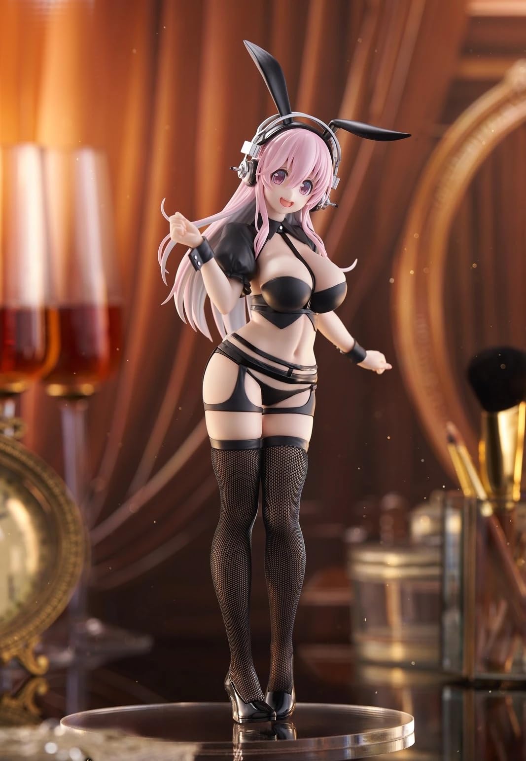 Super Sonico BiCute Bunnies Figure Reverse Bunny Figure Official 29cm Approx.