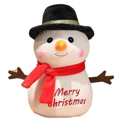 Christmas Snowman Doll Cute Threecolor Small Decorative Plush Toy