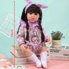 56Cm Reborn Simulation Barbie Gift Doll Baby Soft Gel Girl Toy Set Children's Doll