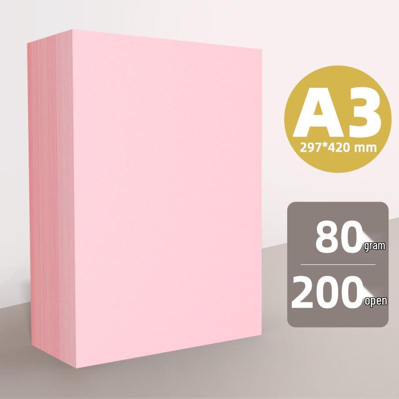 Carta Rosa per Copia e Stampa: Formati A3, A4, A5, B5, 70g/80g, Ispessito, Opzioni Colorate Rosse