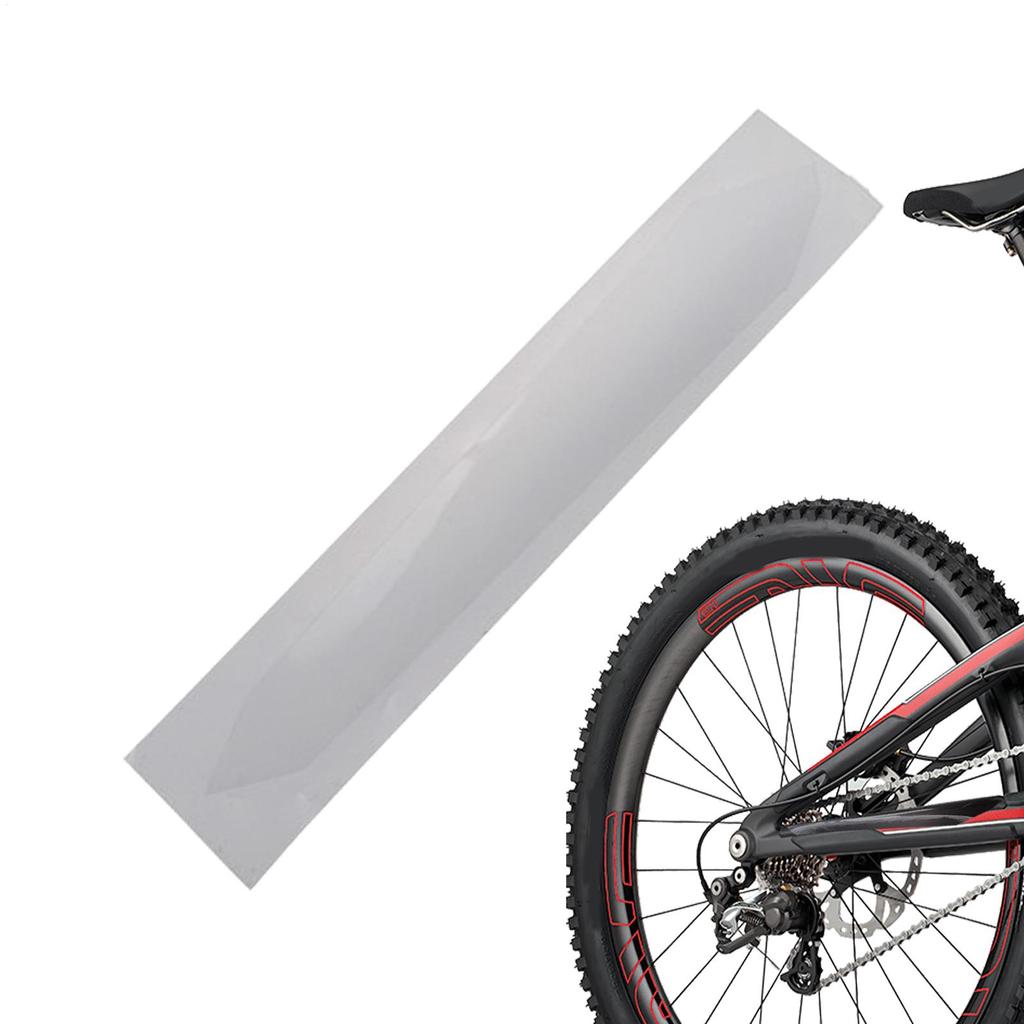 Chainstay Protector Clear Adhesive Chainstay Frame Guard Film Cover for Mountain Bike Road Bike Chain Chain Stay Frame Guard