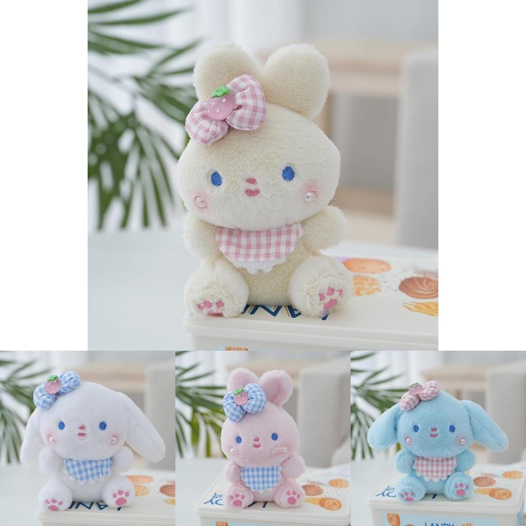 Plush Rabbit Dog Stuffed Toy Animal Doll Key Chain Backpack Gifts Decoration