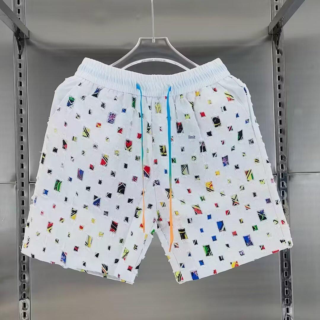 

Men s Trendy Summer Loose Fit Korean Style Casual Shorts Medium білий