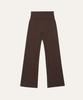 Obeleu Foldable Ribbed Pants - Brown