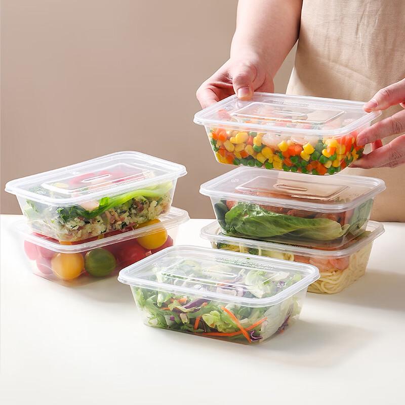 BJ Disposable Microwave & Freezer Safe Leak-Proof Food Containers