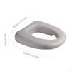 Raised Toilet Seat Cushion Soft Enhanced Comfort for Elderly Reusable Washable Padded