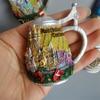 Germany Fridge Magnets Beer Mug Bavaria Munich Cochem Frankfurt Koln Salzburg Austria FINLAND Brugge Refrigerator Magnet Sticker