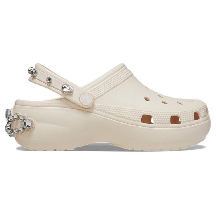 Crocs Eva Comfortable Lightweight Non-Slip Wear-Resistant Clogs Women Clogs Beige 209685-0WW