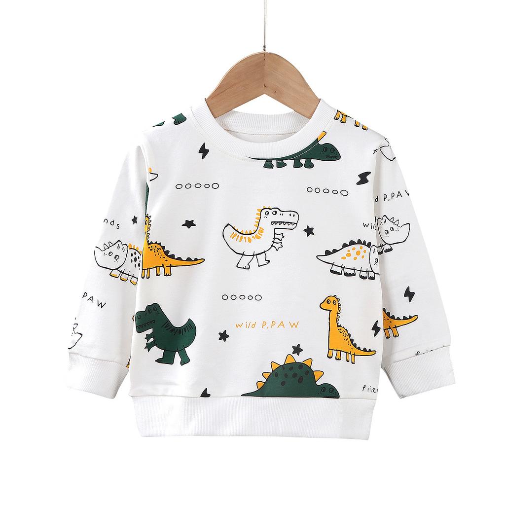 Children's Hoodie Undercoat Spring and Autumn Boys and Girls Cartoon Single Hoodie