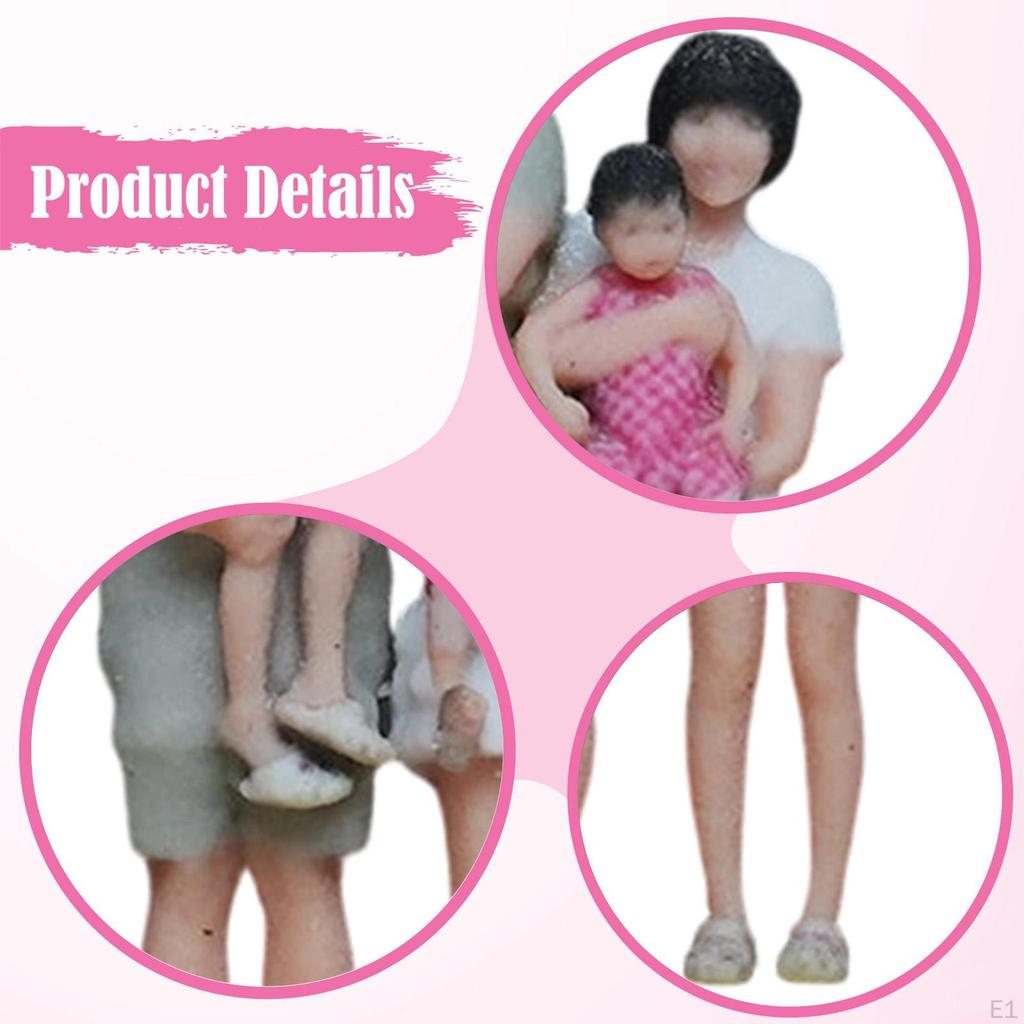 1:64 Miniature Figurines Tiny People Diorama Ornament Gift Realistic Photography Collection