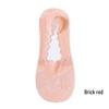 Women's Low-Cut Lace Boat Socks - Pure Cotton, Non-Slip, Breathable, Summer Thin, No-Slip Heel, Short Style.