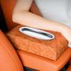 Curved Design Car Tissue Box High-end Style Car Console Tissue Box  Car Interior