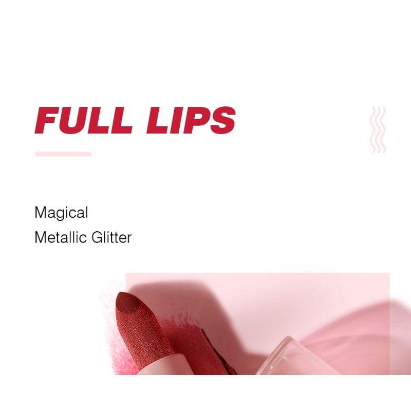 Pudaier - Shining Metallic Pearlescent Lipstick - 10 Colors