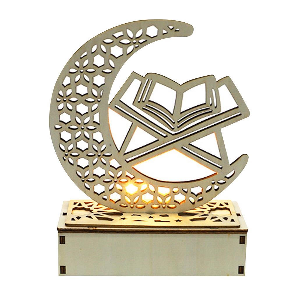 

LED Light Decor Home Office Desktop LED Lamp Ornament Festival Wooden Table Decoration