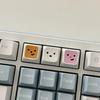 big face friends [LED keycap keyring]