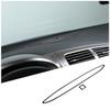 Carbon fiber Dashboard Centre Air Vent Trim Sticker For Seat Leon 2008-12