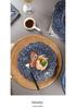 European Baroque Embossed Ceramic Dinner & Soup Plate Set