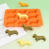 Dachshund Silicone Ice Mold Non-Stick Dog Shaped Silicone Molds For Ice Treats 9-cavity Chocolate Moulds Ice Mold Cake Molds