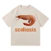 Youre Telling Me A Shrimp Fried This Rice T Shirt Unisex Women Oversized Funny Scoliosis Funny Shrimp Meme Vintage Tees