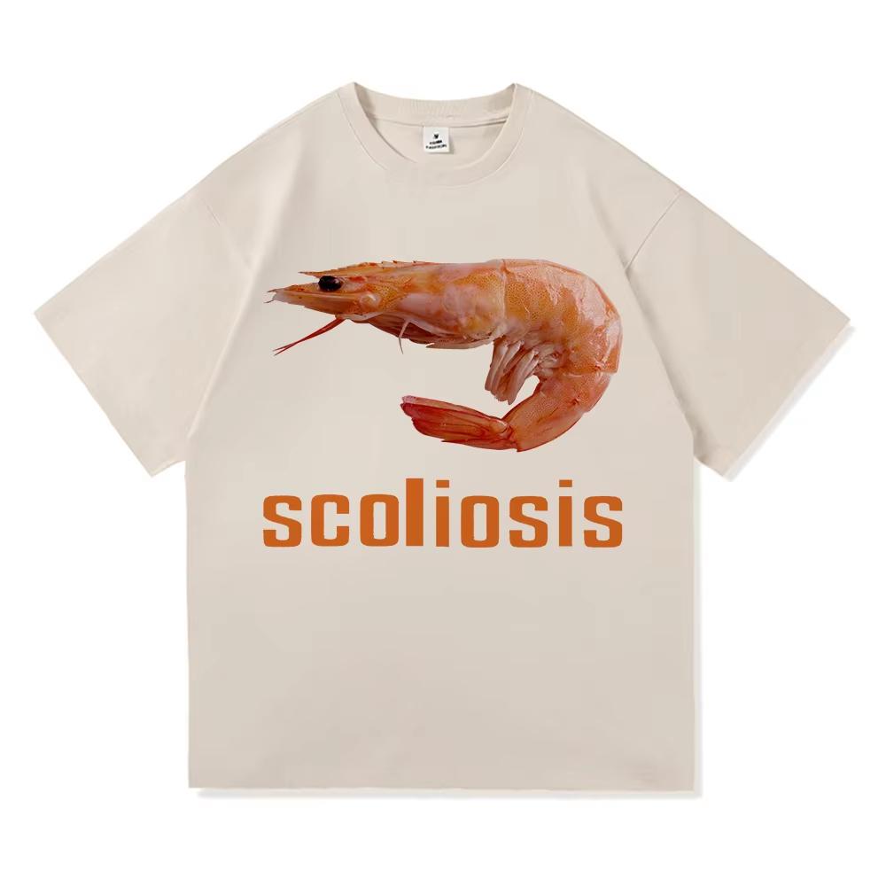 Youre Telling Me A Shrimp Fried This Rice T Shirt Unisex Women Oversized Funny Scoliosis Funny Shrimp Meme Vintage Tees