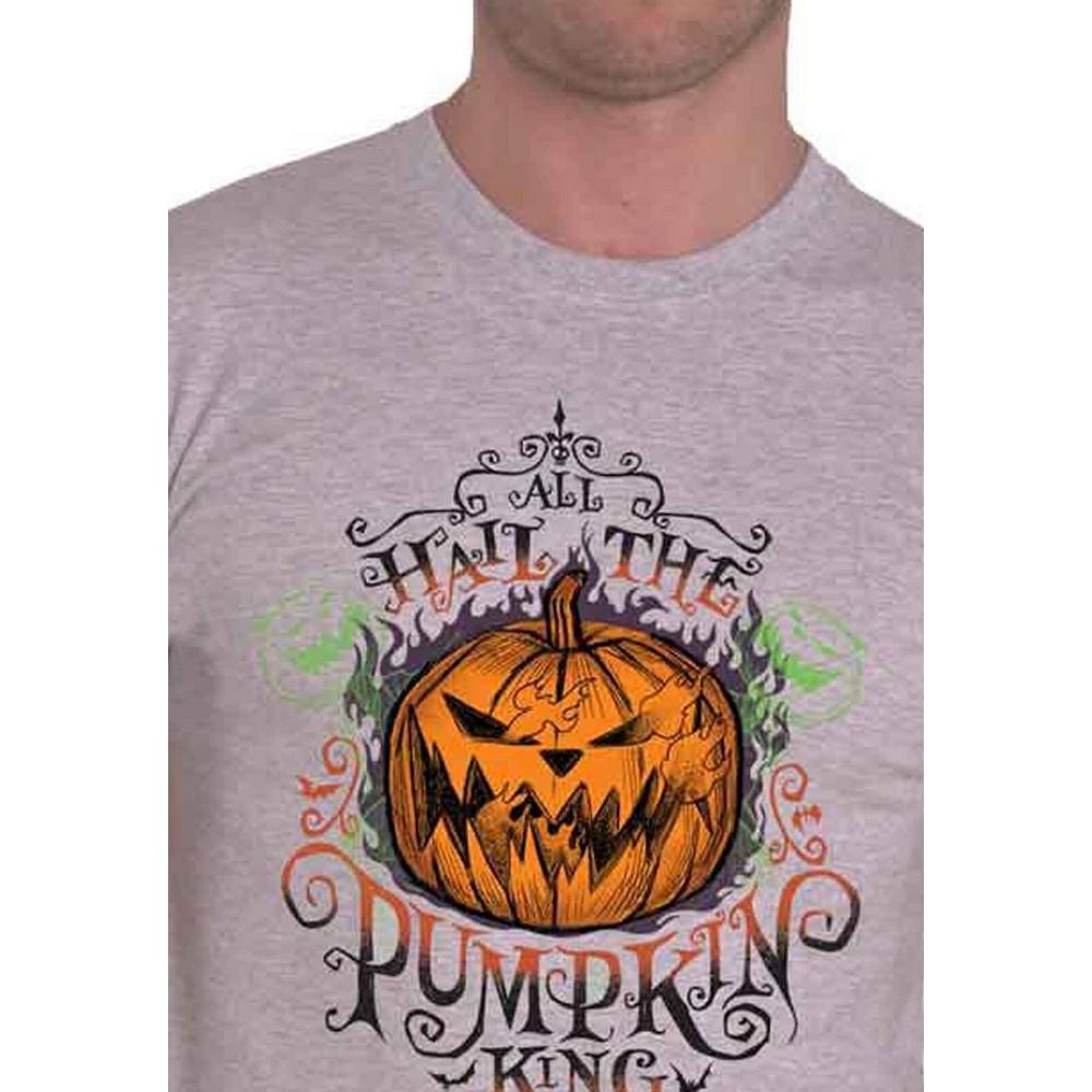 Nightmare Before Christmas Unisex Adult All Hail the Pumpkin King Cotton T-Shirt