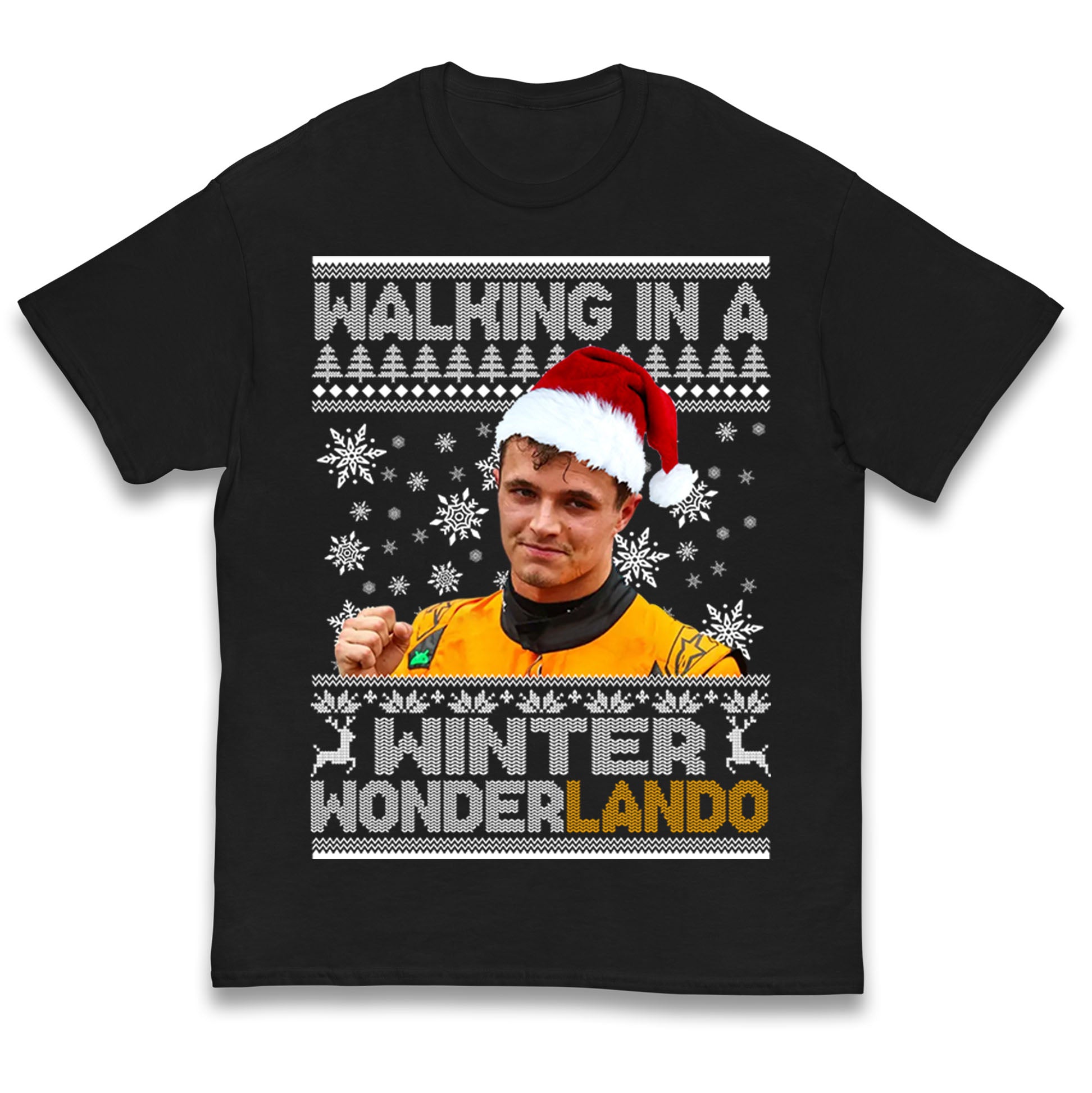 Lando Norris Christmas Kids T Shirt 110