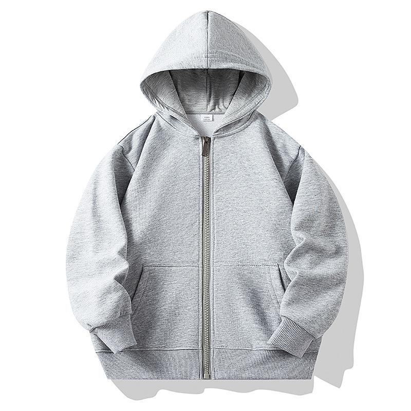 Children's Zipper Hoodie Jacket - Boys & Girls Casual Sports Top for Spring and Autumn