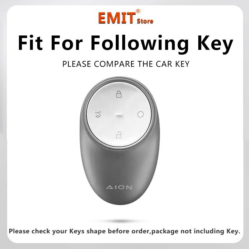Zinc Alloy Car Key Case For Gac Aion V Rt Ut Y Plus    Keychain Remote Cover Shell Housing Holder Fob Accessories