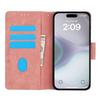 For iPhone 17 Pro Case Flower Butterfly Leather Wallet Phone Cover with Hand Strap